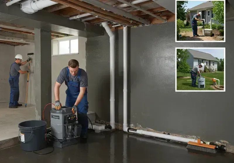 Basement Waterproofing and Flood Prevention process in Stinnett, TX